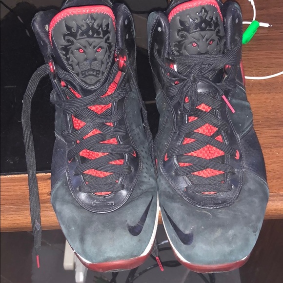 lebron 8 red black